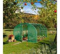 TOOLPORT 2x3m Invernadero túnel, Lona de PE, verde - (8988)