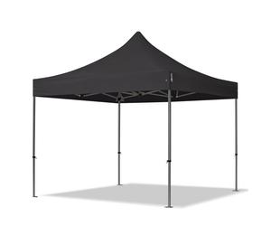 TOOLPORT 3x3 m Carpa plegable, PREMIUM acero 40mm, negro - (600106)