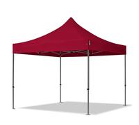 TOOLPORT 3x3 m Carpa plegable, PREMIUM acero 40mm, rojo - (600031)