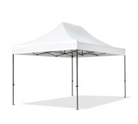TOOLPORT 3x4,5 m Carpa plegable, PREMIUM acero 40mm, blanco - (600117)