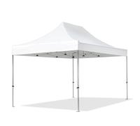 TOOLPORT 3x4,5 m Carpa plegable, PROFESSIONAL aluminio 40mm, blanco - (578682)