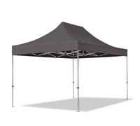 TOOLPORT 3x4,5 m Carpa plegable, PROFESSIONAL aluminio 40mm, gris oscuro - (600203)