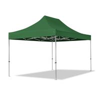 TOOLPORT 3x4,5 m Carpa plegable, PROFESSIONAL aluminio 40mm, verde oscuro - (600195)