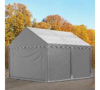 TOOLPORT 3x4m Carpa almacén, Lona de PVC, gris - (2330)