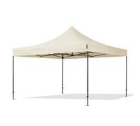 TOOLPORT 4x4 m Carpa plegable, PREMIUM acero 40mm, crema - (600093)
