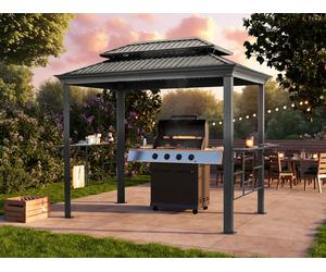 TOOLPORT BBQ 2,75x1,8m Cenador de barbacoa - (300218)