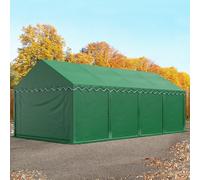 TOOLPORT Carpa almacén 4x8 m, PVC 700, verde oscuro - (5094)