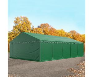 TOOLPORT Carpa almacén 5x10 m, PVC 700, verde oscuro - (6172)