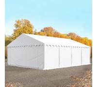 TOOLPORT Carpa almacén 5x8 m, PVC 700 blanco - (6113)