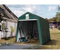 TOOLPORT Carpa garaje 2,4x3,6 m, PE 450, verde oscuro - (7821)