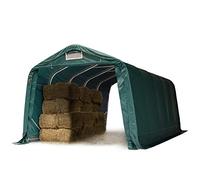 TOOLPORT Carpa para forraje 3,3x6 m, PRIMEtex 2300, verde oscuro, Hormigón - (99540)