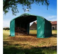 TOOLPORT Carpa para forraje 6x6 m, PRIMEtex 2300, verde oscuro, Hormigón - (6678177)