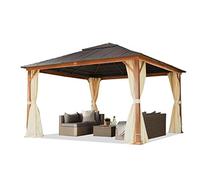 TOOLPORT Forest Cenador Forest Superior, 4x4m, óptica roble, gris loft - (300187)