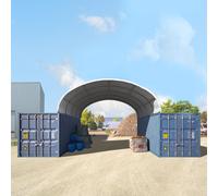 TOOLPORT Contop 6x6 Cubierta entre contenedores, PRIMEtex 2300, blanco - (38674)