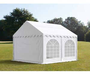 TOOLPORT PRO 3x4 m Carpa para fiestas, PVC 800, con base reforzada, blanco - (2639)