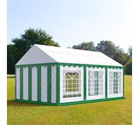 TOOLPORT PRO 3x6 m Carpa para fiestas, PVC 700, verde oscuro-blanco - (6149)