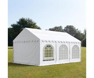TOOLPORT PRO 3x6 m Carpa para fiestas, PVC 750, con base reforzada, blanco - (7232)