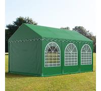 TOOLPORT PRO 3x6 m Carpa para fiestas, PVC 800, con base reforzada, verde oscuro - (2645)
