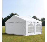 TOOLPORT PRO 5x4 m Carpa para fiestas, PVC 750, con base reforzada, blanco - (7193)