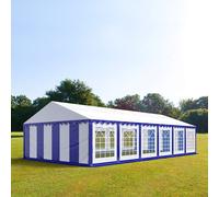 TOOLPORT PRO 6x12 m Carpa para fiestas, PVC 700, azul-blanco - (6057)