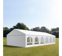 TOOLPORT PRO 6x12 m Carpa para fiestas, PVC 750, con base reforzada, blanco - (7318)