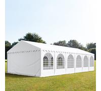 TOOLPORT PRO 6x12 m Carpa para fiestas, PVC 800, con base reforzada, blanco - (7847)