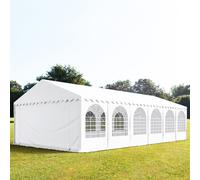 TOOLPORT PRO 6x12 m Carpa para fiestas, PVC 800, con base reforzada, blanco - (7859)