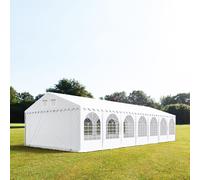 TOOLPORT PRO 6x14 m Carpa para fiestas, PVC 750, con base reforzada, blanco - (2633)