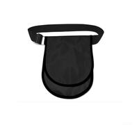 ToolsEvery Bolsa de transporte resistente a la intemperie para discos y chupitos con amplio espacio de bolsillo y correa ajustable para mayor comodidad (negro)