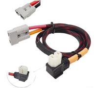 ToolsEvery Cable de distribución de energía IEC C13 con terminal de entrada de 50 A y conductor de silicona ultra suave de 8 AWG de 10 mm2 para estantes de servidores y regletas (A)