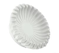 ToolsEvery Cuenco decorativo hecho a mano con diseño de ranura blanca suave y estético para organizar en la cocina