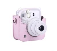 ToolsEvery Funda Cruzada para Instax para cámara Mini 12/11 con Cierre a presión y Bolsa de Poliuretano Impermeable para protección y portabilidad (Rosa)