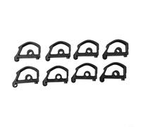 ToolsEvery Juego de 8 piezas de repuesto para bancos de trabajo con mecanismo de resorte, cierre negro para bloqueo seguro de piernas, compatible con los modelos 79-131, 79-032, WM225, WM425