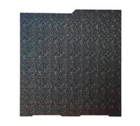 TOOLSGO 256x268mm Plataforma de impresión 3D flexible de doble cara Superficie de fibra de carbono PET Cama de impresión de patrón estrellado PEI lisa Compatible con Kobra3 y 3