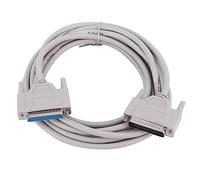 TOOLSGO Cable de extensión paralelo de 5m/16.4ft 25 PIN DB9 Masculino a hembra Fuerte antiinterferencias para la impresora de máquina de grabado Mach 3