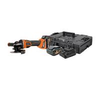 Toolson PRO Amoladora angular de batería AGBX (2 baterías, 4 Ah, Diámetro disco: 115 mm) + Garantía BAUHAUS 5 años para equipos eléctricos y...