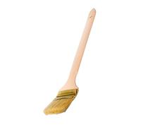 ToolSpace Brocha para Radiador Curvada 63 mm Pincel de Pintura Máxima Anchura Mango Largo 36 cm Cerdas Naturales Cerdo Madera Haya Maciza Pintar Rápido Vigas Fachadas Muros Exterior 1 Sola Unidad