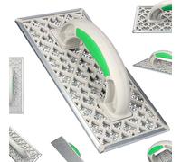 ToolSpace Llana de lijado profesional para poliestireno expandido - rallador pasante 160 x 270 mm - llana manual para lijar y procesar poliestireno expandido - fabricado en acero galvanizado