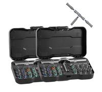 Tooltidylife 24-in-1 T Handle Ratchet Screwdriver,Portable Manual Screwdriver Set,Removable T-handle,Can be used for home or garage repairs,Suitable for professionals and handcraft enthusiasts (2pcs)