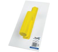 Toolty Flotador de plástico ABS - 140x280mm -Espesor 3mm - para alisar y texturizar yesos Estructural - Mango de plástico - Bricolaje - TLTY-0327G3