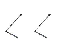 Toolvvik 2 x Entrenador de swing de golf, ayuda de entrenamiento de golf ajustable para mejorar la bisagra, rotación del antebrazo, giro de hombro (mano derecha)