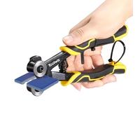 Toolwiz Alicates para azulejos, herramientas de mosaico, pinzas de vidrio con ruedas de acero de tungsteno con mango antideslizante, cortador de azulejos de vidrio resistente, cortadores de vidrio