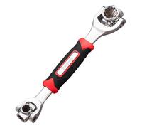 Toolwiz Llave de vaso universal 52 en 1, herramienta de llave multifuncional ajustable con cabezal giratorio de 360 grados, quitar pernos, tuercas, sujetadores para electrodomésticos, bicicletas