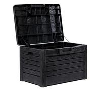 Toomax Baúl Compact Florida 120L, de plástico para exteriores, 73 x 50,5 x 46,5 cm, art. 158 (Antracita)