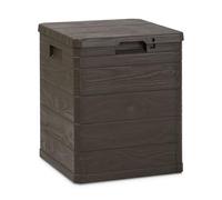 Toomax Multibox Woody's de 90 litros, contenedor para Exteriores, Color marrón, Dimensiones 42,5 x 44 x 50 cm.