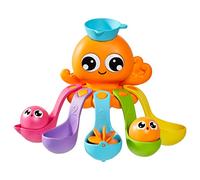 Toomies E73104 Tomy 7 in 1 Activity Octopus, Kids Toys for Water Play, Fun Bath Accessories for Babies and Toddlers, Suitable for 18 Months and Older, Multicoloured