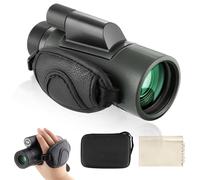 ToopMount Monocular de 12 x 50 ED, telescopio monocular compacto BAK4, lente multicapa, óptica telescópica con oculares escalable, correa de mano para adultos, observación de aves, viajes, eventos