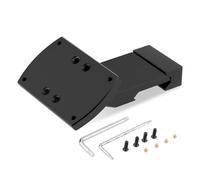 ToopMount RMR 35 Grados Ángulo Desplazamiento Placa de Montaje, Visor RMR Base Adaptadora de Montaje para Carril de 21mm, Placa de Óptica Universal con 2 Tornillos y Llave T10