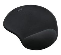 TOOQ TQMP1001-B - Alfombrilla ergonómica para ratón con reposamuñecas de gel, Negro