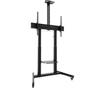 TooQ Soporte de suelo AQUILES FS20406HM-B Altura regulable, inclinable con ruedas 60"-100" Negro